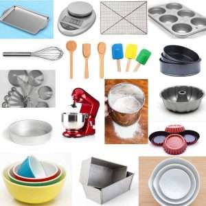 Essential tools required for home bakery business