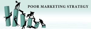 Poor marketing strategies 