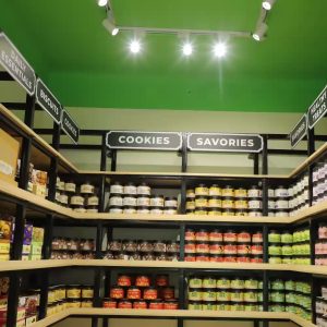 Healthy snacks and juice bar