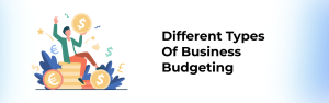 A business budget classified into various types