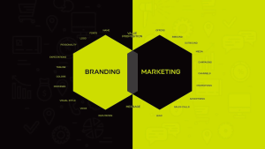 Identify the difference between Branding and Marketing