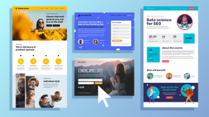 Design an attractive Landing page