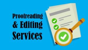 Proofreading and Editing