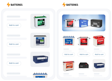 Online battery store deals