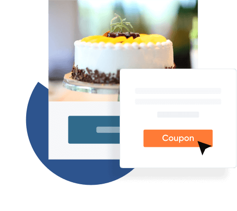 Bakery website with customer coupon feature
    