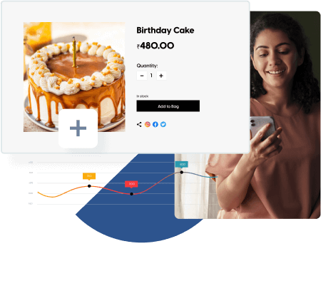 Manage your bakery's online store through mobile.