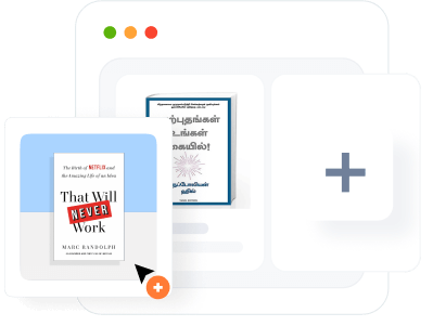  Add books to your online bookstore to start selling.