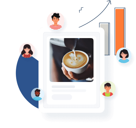 engage more customers by giving more information about cafe product.
            