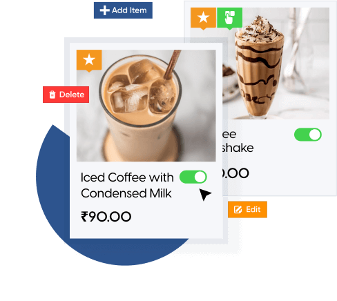 You can update the price, offer for your cafe products  at  anytime in your website.
            