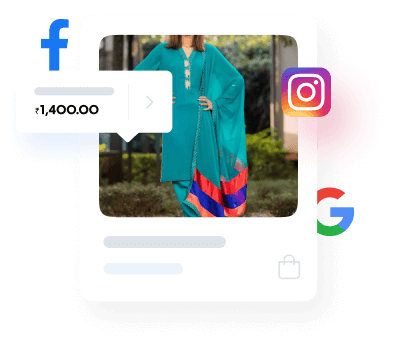 share your online clothing store on social media to reach more audience.