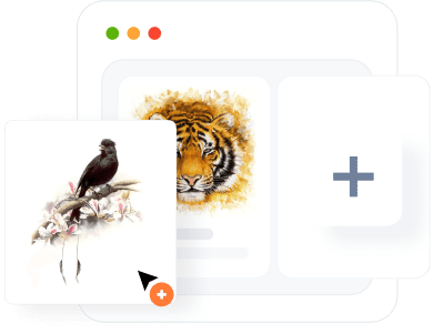 Add your art products to your online art store.