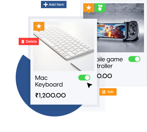 update price and offer for your product at any time.