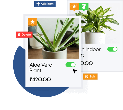 Reorganize your plant nursery website quickly.