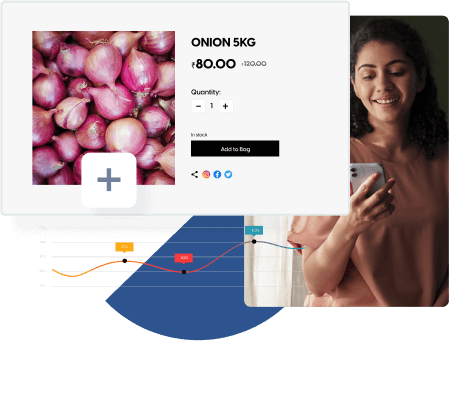 -Using a smartphone, sell your vegetables through Orderz.