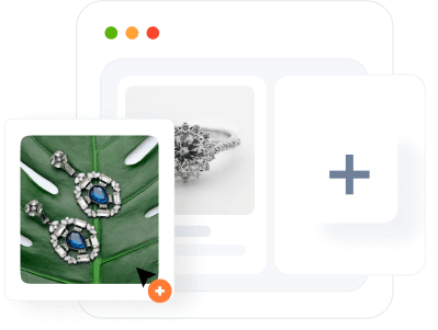 Add your jewelry products to your website.
                