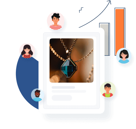 Give customers more information about jewelry products and expand your website.
                