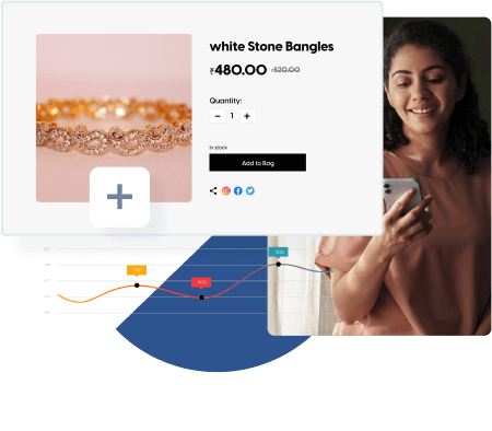 With mobile, you can manage your jewelry store from anywhere.
                
