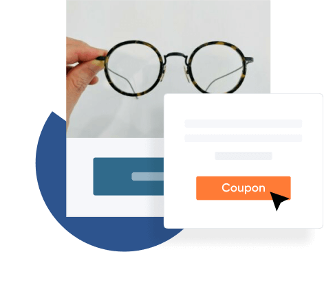 Offer your customers a coupon code to entice them to visit your store.
            