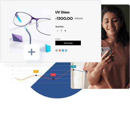 operate your online optical store from anywhere at any time
            