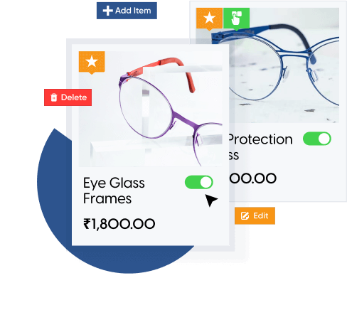 You can update your price, offers anytime in your optical store