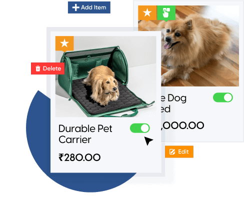 manage your online petshop by using a pet breeder website.
                            