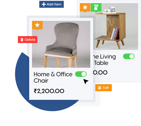 Enable and disable the option to easily manage your stocks.