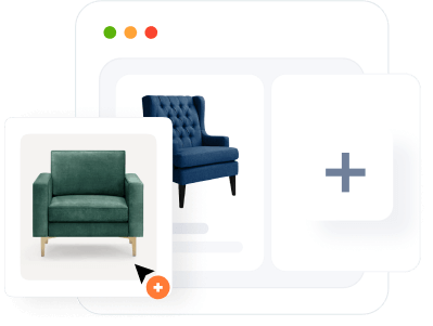 Add furniture to your online furniture store