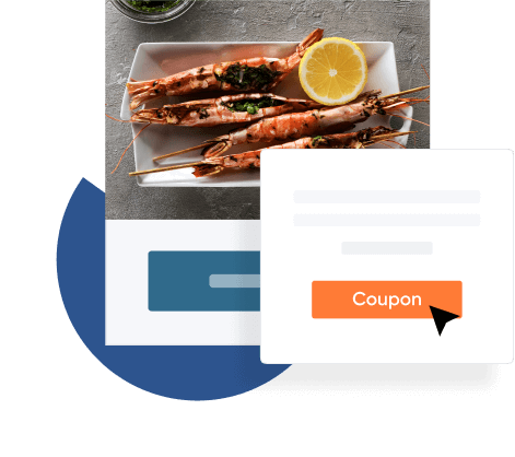 coupon to sell seafood product
            