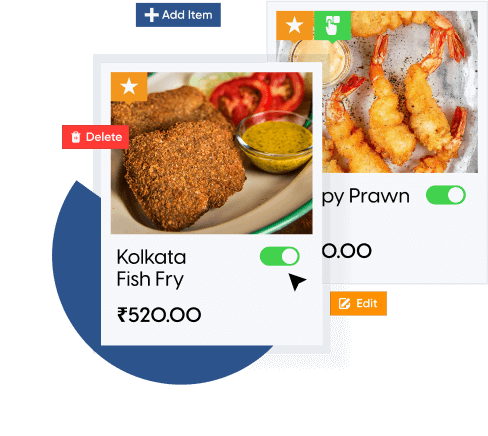 You can fix your prices and offers in your seafood store at any time.
            