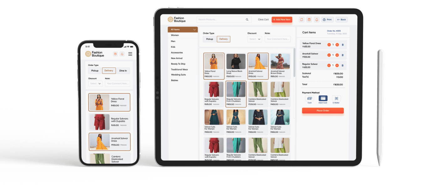 Bring your business online with easy online store builder