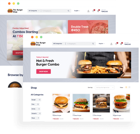 Improve the customer shopping experience with your online store.