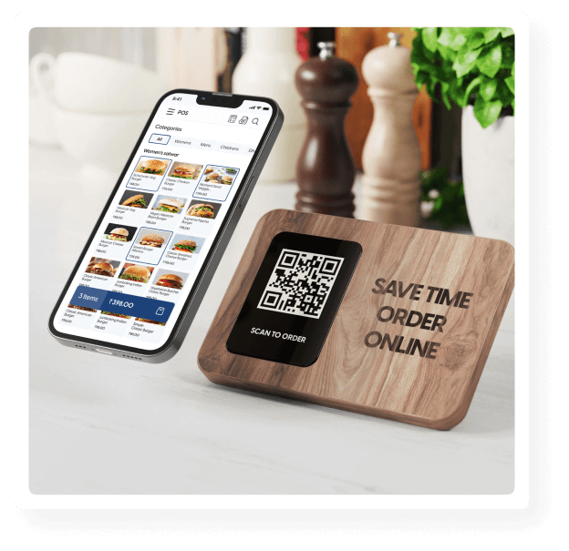 QR code solutions integrated into mobile-friendly takeaway pos software