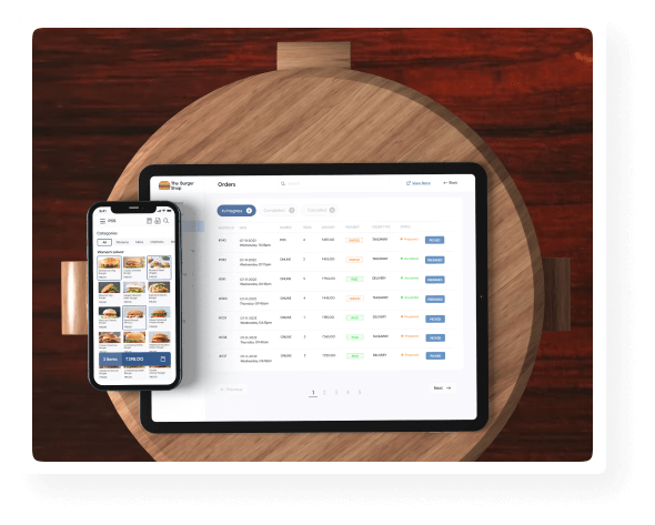  Easy-to-use POS takeaway software with responsive designs.
			