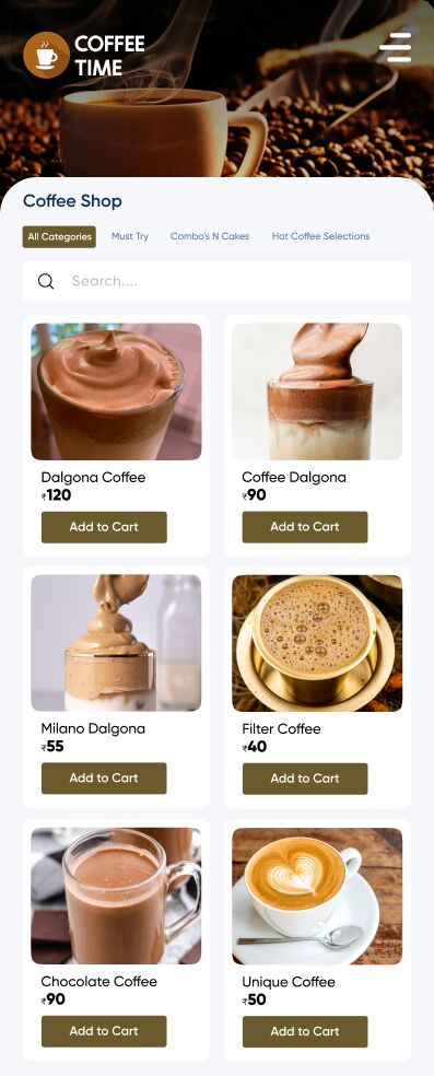 Restaurant website creator